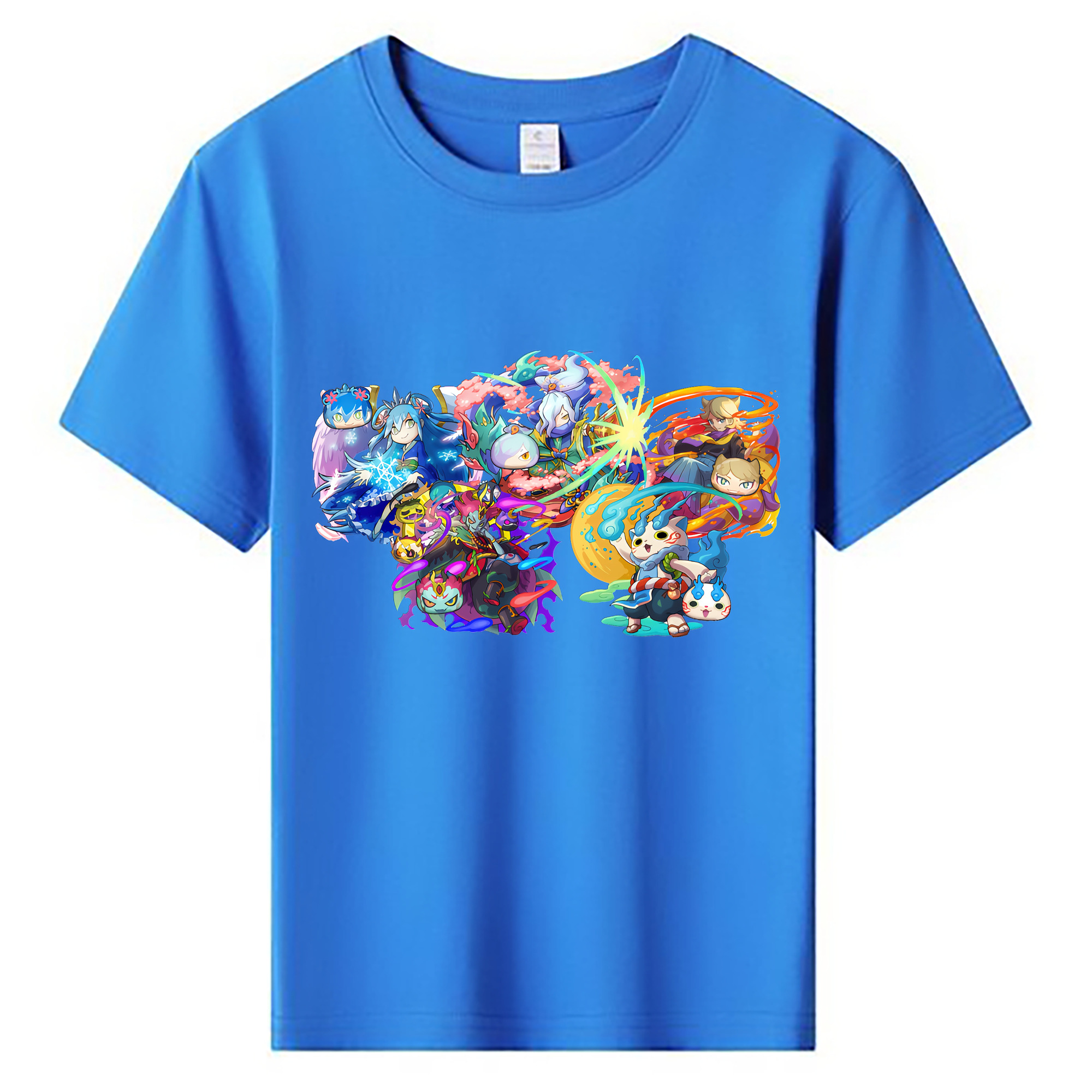 （画像用） 妖怪ウォッチ Yo-kai Watch 綿100％キッズTシャツ（フロントプリント）